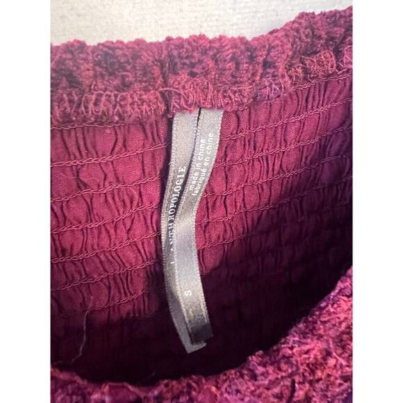 by anthropologie top size SM Marron knit chanelle cropped - Picture 4 of 5